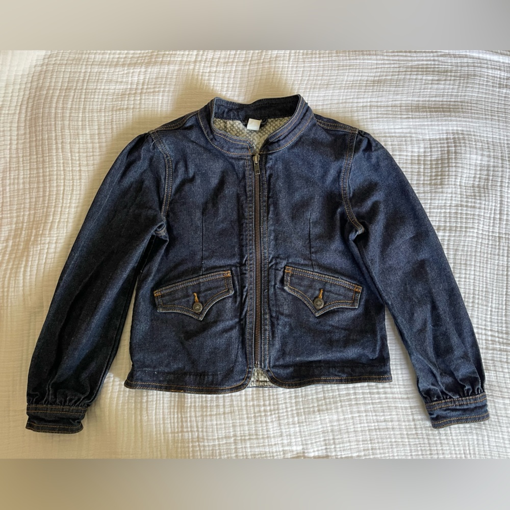 Tea Collection Girls Jean Jacket in size 8. EUC/VGUC.